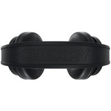 CHERRY JA-2200 Casque Avec fil Arceau Jouer Noir casque gaming over-ear Noir, Avec fil, 20 - 20000 Hz, Jouer, 325 g, Casque, Noir