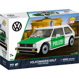 COBI Volkswagen Golf (1974) Police, Jouets de construction Blanc