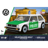 COBI Volkswagen Golf (1974) Police, Jouets de construction Blanc
