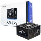 Chieftec Vita Netzteil 80+Bronze retail - PC-/Server Netzteil - 12,5 min unité d'alimentation d'énergie 20+4 pin ATX PS/2 alimentation  750 watt Noir, 4x PCIe, 5 min, 750 W, 100 - 240 V, 20+4 pin ATX, 65 cm, 450 mm, 450 mm