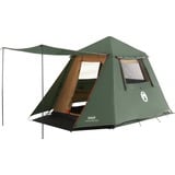 Coleman Tente cabine FastPitch Forest Lodge 4 Vert foncé/Beige