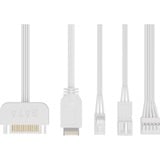 Corsair iCUE LINK 9000D Airflow boîtier big tower Blanc | 4x USB-A | 2x USB-C | Verre Trempé