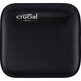 Crucial X6 1000 Go Noir SSD externe Noir, 1000 Go, USB Type-C, 3.2 Gen 2 (3.1 Gen 2), 540 Mo/s, Noir