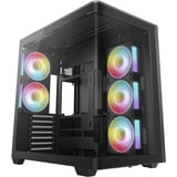 DeepCool CG590U 5F boîtier midi tower Noir | 2x USB-A | 1x USB-C | Verre Trempé