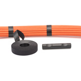 Digitus Bande auto-agrippante pour câblage structuré, rouleau de 10 mètres, Guide-câble Noir