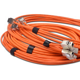 Digitus Bande auto-agrippante pour câblage structuré, rouleau de 10 mètres, Guide-câble Noir