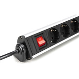 Digitus DA-70624, Multiprise Argent/Noir