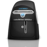 Dymo LabelWriter 450 Duo Imprimante d'étiquettes | papier thermique | 600 x 300 ppp | jusqu'à 71 étiquettes/minute Noir/Argent, D1, Transfert thermique, 600 x 300 DPI, Noir, Argent