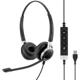 EPOS | Sennheiser IMPACT SC 660 ANC USB, Casque/Écouteur Noir/Argent