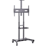 HAGOR HP Twin Stand HD 2,13 m (84") Noir, Système de support Noir, 90 kg, 2,13 m (84"), 139,7 cm (55"), 800 x 500 mm, 1350 - 1650 mm