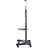 HAGOR HP Twin Stand HD 2,13 m (84") Noir, Système de support Noir, 90 kg, 2,13 m (84"), 139,7 cm (55"), 800 x 500 mm, 1350 - 1650 mm