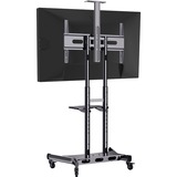 HAGOR HP Twin Stand HD 2,13 m (84") Noir, Système de support Noir, 90 kg, 2,13 m (84"), 139,7 cm (55"), 800 x 500 mm, 1350 - 1650 mm