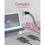 ICY BOX IB-PS1030-PD Universel Noir Secteur Charge rapide Intérieure Noir, 2x USB-C, 1x USB-A, Intérieure, Secteur, 20 V, Noir