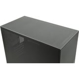 Inter-Tech  boîtier mini tower Noir | 2x USB-A | 1x USB-C