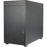 Inter-Tech  boîtier mini tower Noir | 2x USB-A | 1x USB-C