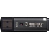 Kingston IronKey Locker+ 50 G2 32 GB, Clé USB Anthracite