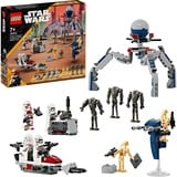 Star Wars - Pack de combat des Clone Troopers et Droïdes de combat, Jouets de construction