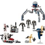 LEGO Star Wars - Pack de combat des Clone Troopers et Droïdes de combat, Jouets de construction 75372