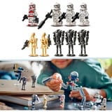 LEGO Star Wars - Pack de combat des Clone Troopers et Droïdes de combat, Jouets de construction 75372