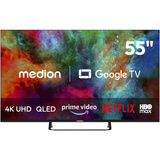 Medion LIFE MD 855701 Google TV 55" 4K Ultra HD QLED Noir