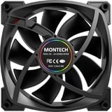 Montech AX120 PWM 120x120x25 ventilateur de boîtier RGB  Noir, 120 x 120 x 25 mm