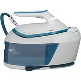 Philips PerfectCare 6000 Series PSG6022/20 Centrale vapeur, Centrales à vapeur Blanc/Bleu, 2400 W, 500 g/min, Semelle SteamGlide Plus, 6,5 bar, 1,8 L, 130 g/min