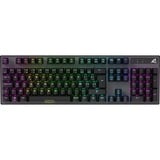 Sharkoon Skiller SGK20 Brown RGB clavier gaming mécanique Noir, Layout BE (AZERTY), Huano Brown, 100%