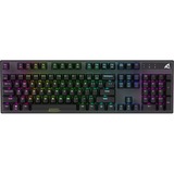 Sharkoon Skiller SGK20 Brown, clavier gaming Noir, Layout BE, Huano Brown, BE Layout, Huano Brown