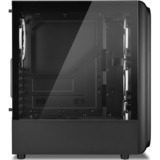 Sharkoon TK5M RGB reconditionné boîtier midi tower Noir | 3x USB-A | Window
