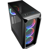Sharkoon TK5M RGB reconditionné boîtier midi tower Noir | 3x USB-A | Window