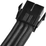 SilverStone 8pin - EPS12V 8pin(4+4), 0.3m 0,3 m, Câble d'extension Noir, 0.3m, 0,3 m, 8-pin(4+4) EPS12V, Mâle/Mâle, Noir