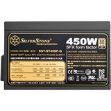 SilverStone ST45SF-G unité d'alimentation d'énergie 450 W 24-pin ATX SFX Noir alimentation  Noir, 450 W, 90 - 264 V, 700 W, 47 - 63 Hz, +12V,+3.3V,+5V,+5Vsb,-12V, Actif, Vente au détail