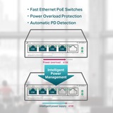 TP-Link TL-SF1005LP commutateur réseau Non-géré Fast Ethernet (10/100) Connexion Ethernet, supportant l'alimentation via ce port (PoE) Noir, Switch Non-géré, Fast Ethernet (10/100), Connexion Ethernet, supportant l'alimentation via ce port (PoE)