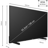 Telefunken  55" Ultra HD TV LED Noir