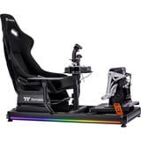 Thermaltake Cockpit de simulateur de vol GF500 Noir, Simulateur de course Noir