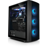 Thermaltake PC-000094-DE, PC gaming Noir/transparent