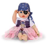 ZAPF Creation BABY born® Costume de fille pirate 43cm, Accessoires de poupée 