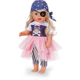 ZAPF Creation BABY born® Costume de fille pirate 43cm, Accessoires de poupée 