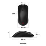 Zowie FK2-DW souris Gaming Droitier RF sans fil 3200 DPI Noir, Droitier, RF sans fil, 3200 DPI, Noir
