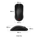 Zowie ZOWIE FK2-DW souris Gaming Droitier RF sans fil 3200 DPI Noir, Droitier, RF sans fil, 3200 DPI, Noir