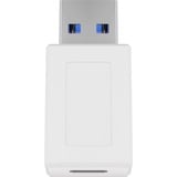 goobay 55225 changeur de genre de câble USB-C USB 3.0 (type A) Blanc, Adaptateur Blanc, USB-C, USB 3.0 (type A), Blanc
