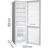 gorenje RK418DPS4I Pose libre 269 L, Combination Réfrigérateur / congélateur Acier inoxydable, 269 L, N-ST, 39 dB, 3,2 kg/24h, D