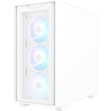 ASUS A21 PLUS Micro Tower Blanc boîtier mini tower Blanc | 2x USB-A | RGB | Verre Trempé