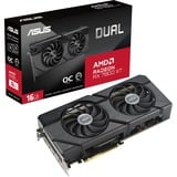 ASUS Dual Radeon RX 7800 XT OC Edition 16Go GDDR6, Carte graphique Noir, 1x HDMI, 3x DisplayPort