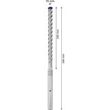Bosch Expert Foret SDS Max-8X, Perceuse Marteau perforateur, Hammer drill bit, 1,6 cm, 340 mm, Béton, pierre, 20 cm