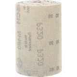 Bosch Expert Rouleau d'abrasif réticulé M480, Feuille abrasive Rouleau abrasif, Grain extra fin, P320, Travail de finition, Décapant, Bois, Beige