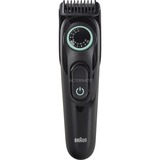 Braun BeardTrimmer 3 BT3411 Batterie 40 2 cm Noir, Vert, Tondeuse à barbe Noir/Menthe, Lavable, Batterie, Noir, Vert