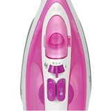 Braun TexStyle 3 SI 3030 Fer à repasser à sec ou à vapeur Semelle céramique Ultraglide 2300 W Rose, Fer à vapeur Blanc/Violet, Fer à repasser à sec ou à vapeur, Semelle céramique Ultraglide, 2 m, 145 g/min, Rose, 45 g/min