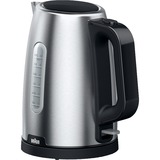 WK 1500 bouilloire 1,7 L 2200 W Noir, Acier inoxydable