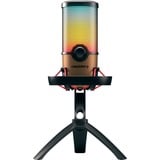 CHERRY UM 9.0 PRO RGB Noir, Cuivre Microphone de table Noir/cuivre, Microphone de table, 24 bit, 192 kHz, 122 dB, Avec fil, USB